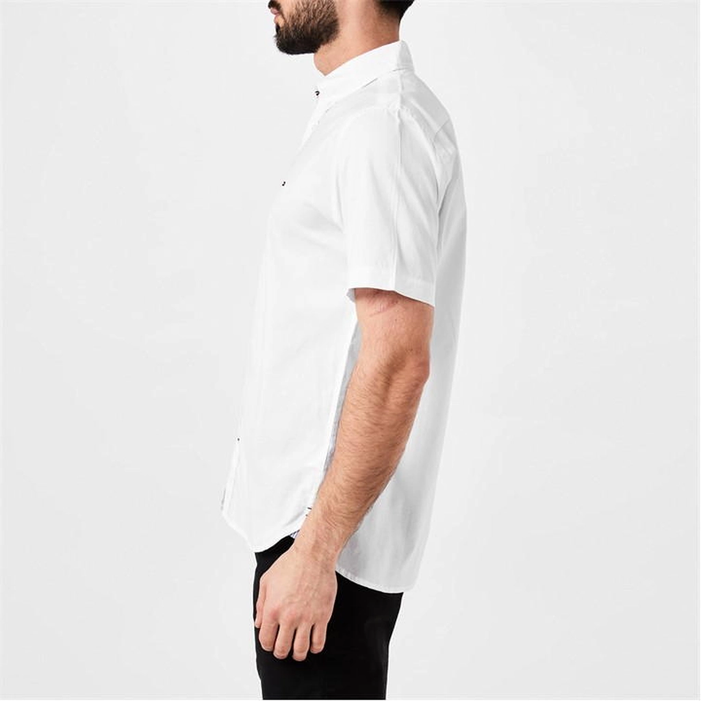 Tommy Hilfiger Short Sleeve Poplin Shirt - White